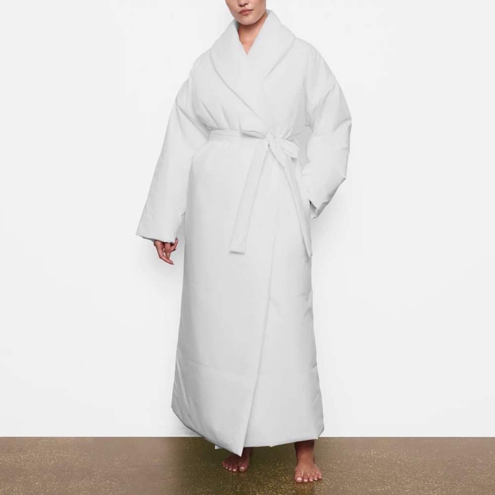SKIMS Cotton Duvet Robe